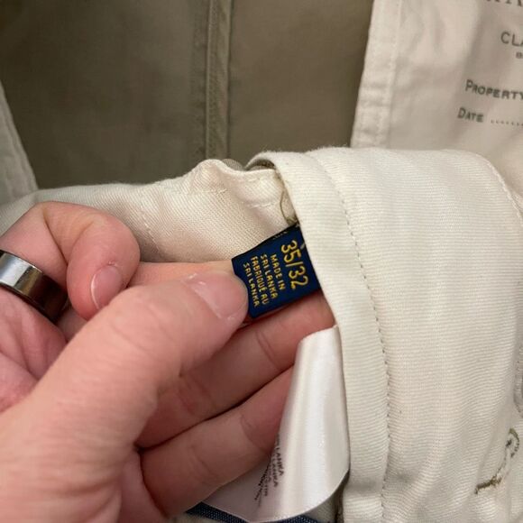 Polo Ralph Lauren The Chino Classic Fit Size 35/32 - Picture 5 of 10
